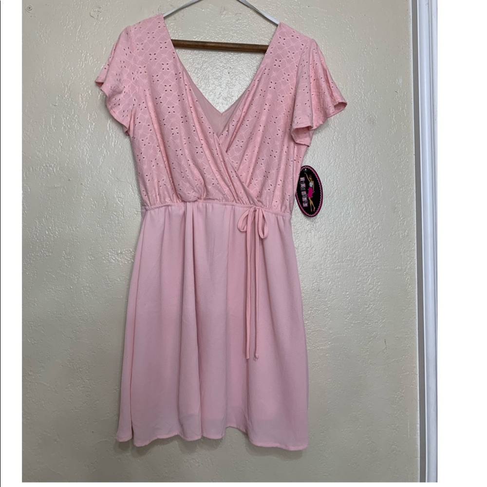 Pink dres